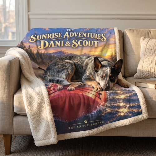 Personalized Pet & Owner Fleece Blanket