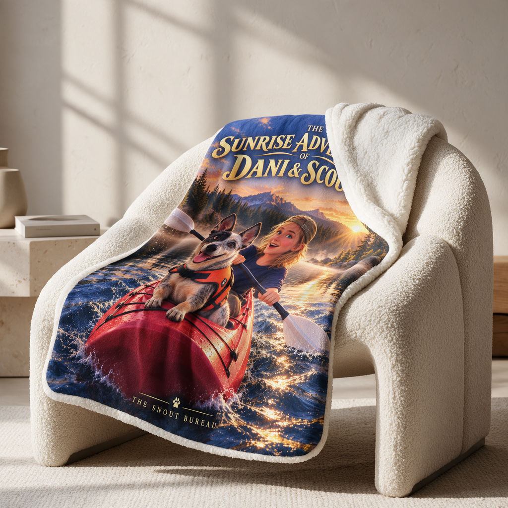 Personalized Pet & Owner Fleece Blanket